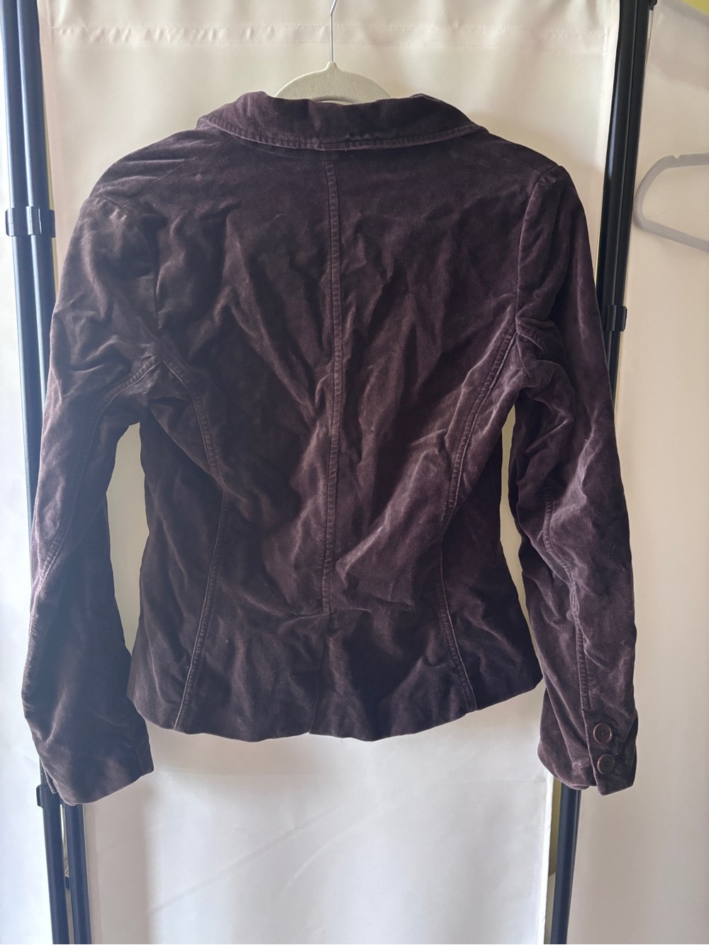 Vintage Y2K Boden Brown Velvet Blazer Jacket - Picture 4 of 4